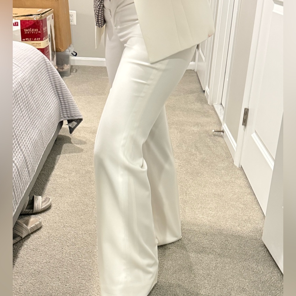 White House Black Market Cream suit size 0